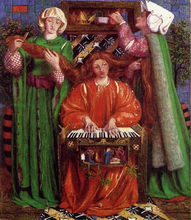 Dante Gabriel Rossetti A Christmas Carol oil painting picture